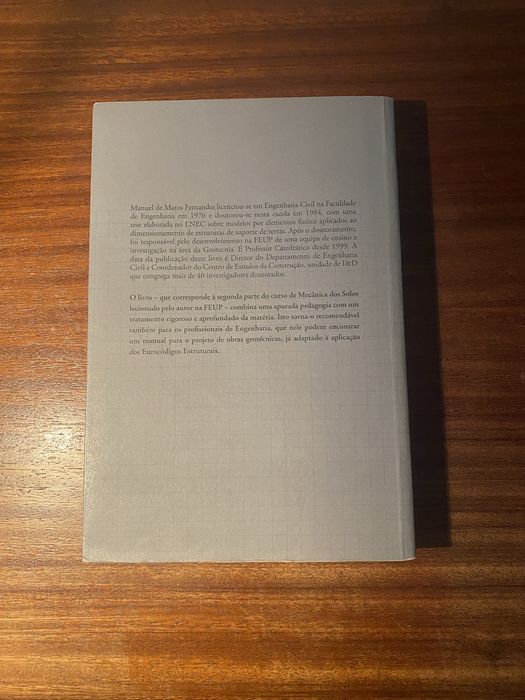 Mecânica dos solos Volume 2 de Manuel de Matos Fernandes