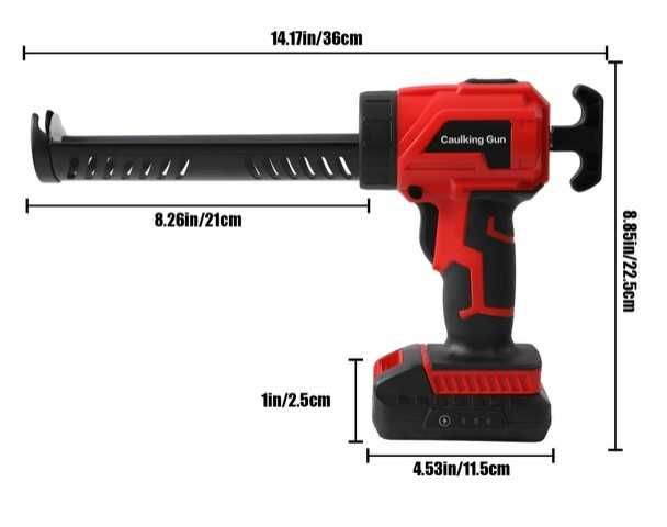 Pistola de Silicone Elétrica Bateria 20V