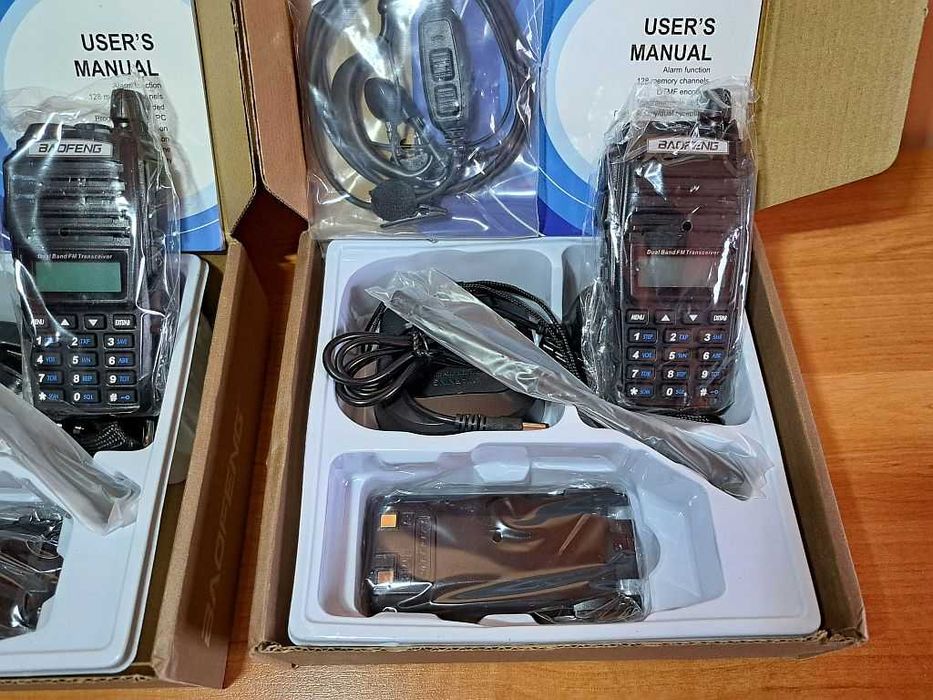 2szt.  Krótkofalówka  Baofeng UV-82 , 8W  Rozblokowana  PMR  NASŁUCH.