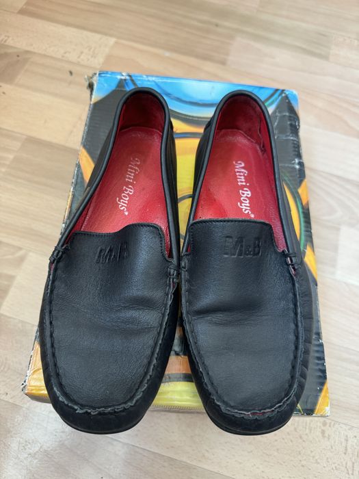 Мокасины  кожаные детские