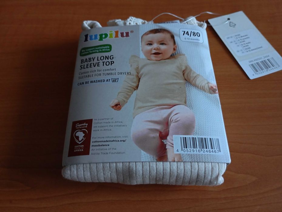 Bluzka niemowlęca dla dziewczynki 74/80