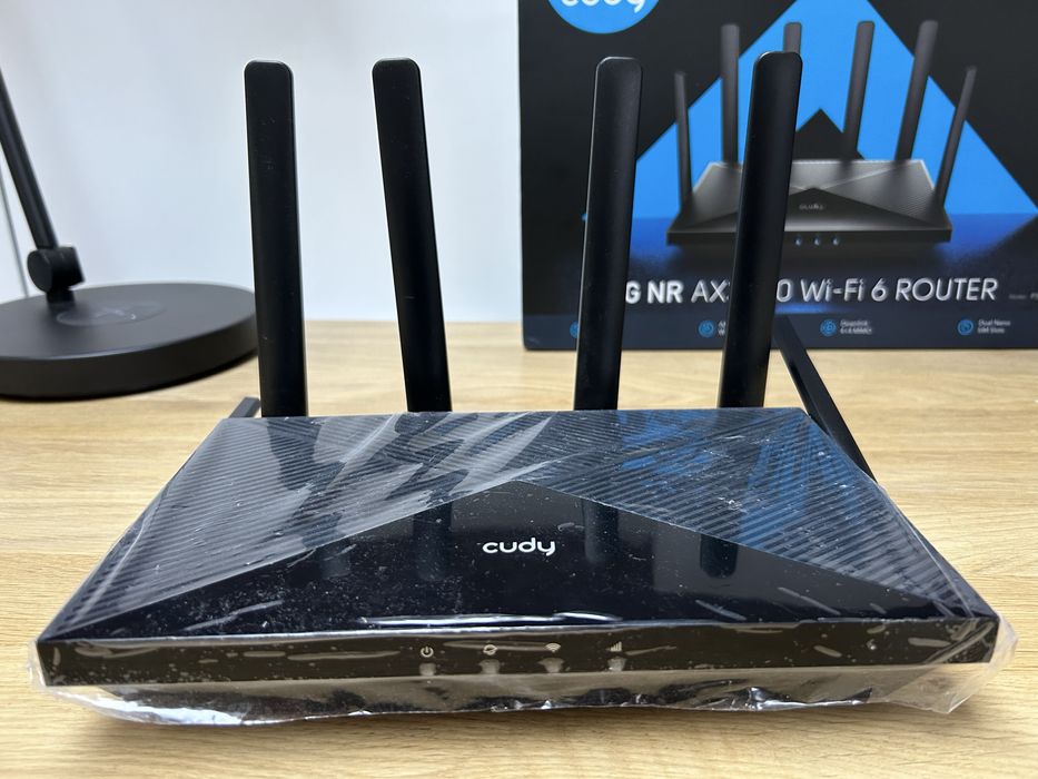 Cudy 5G Router Dual Sim P5 Wi-Fi 6 modem komplet, stan bdb