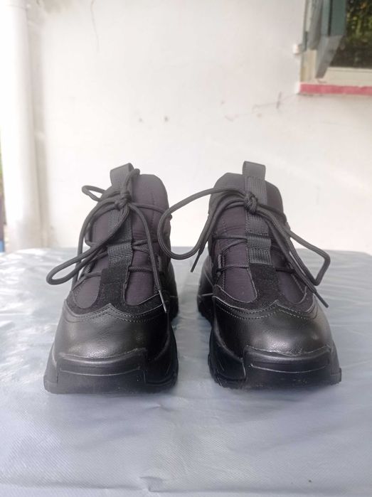Ténis chunky pretos 36 / Chunky black shoes 36