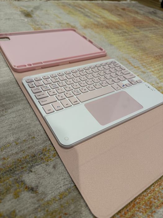 Smart Keyboard Case для iPad 11" з тачпадом, чохол, лавіатура, рожевий