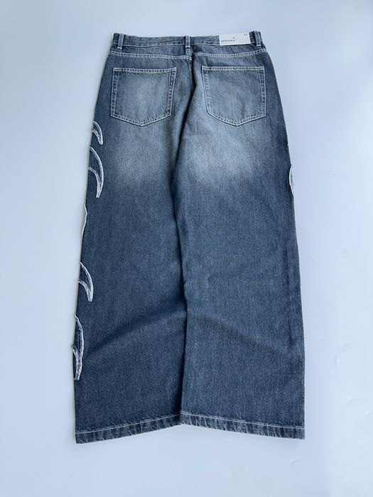 Широкі Джинси Bershka Baggy з нашивкою Бершка Беггі Скейтер Skater