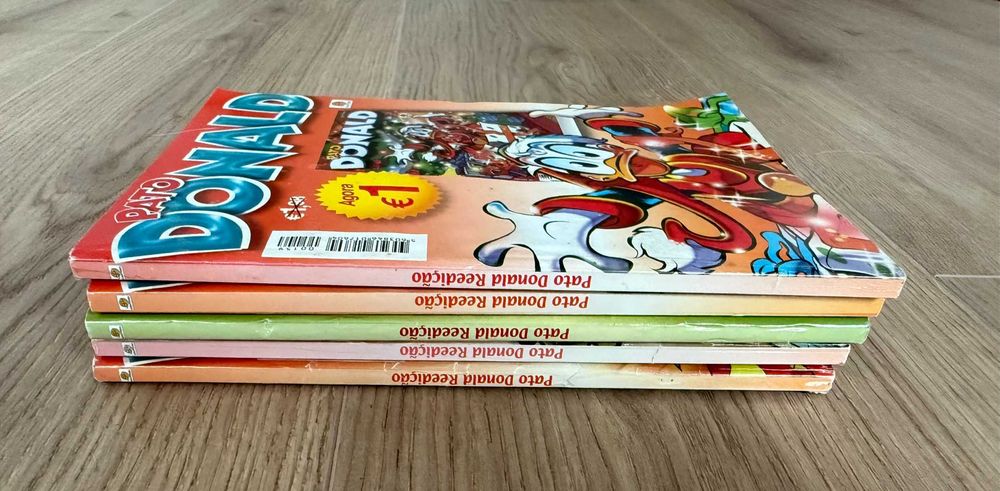 Lote 5 Revistas Disney Pato Donald – Reedições