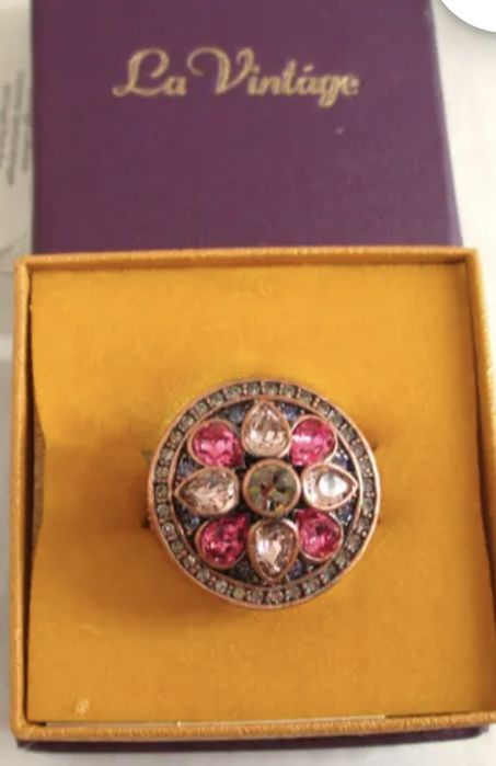 Каблучку срібна позолочена. 925 проба.