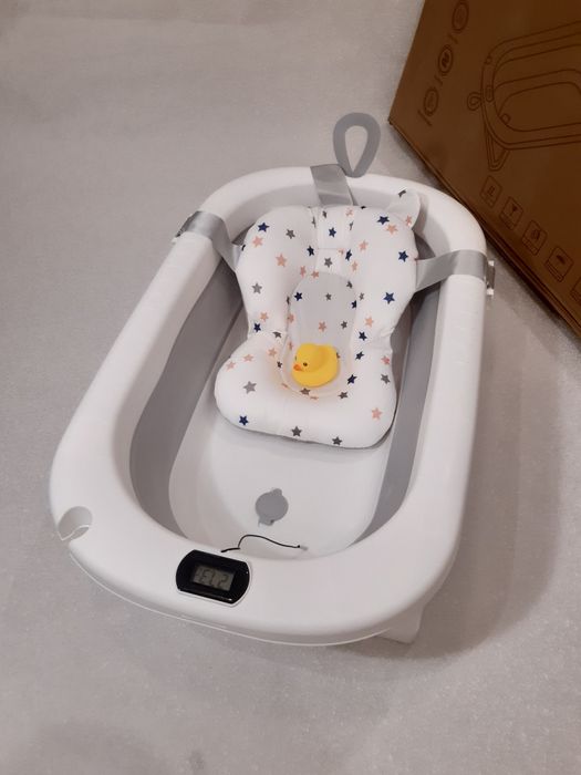 Складная детская ванночка с термометром складна дитяча ванна з термоме