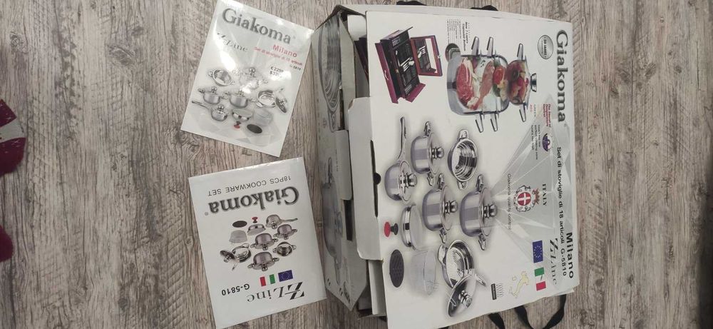 Набор посуды Италия Giakoma Milano Zline( кастрюля скороварка