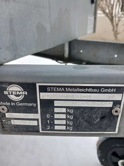 Прицеп легковий STEMA