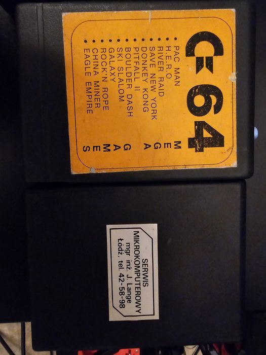 Kartridże do C64 - 6 sztuk