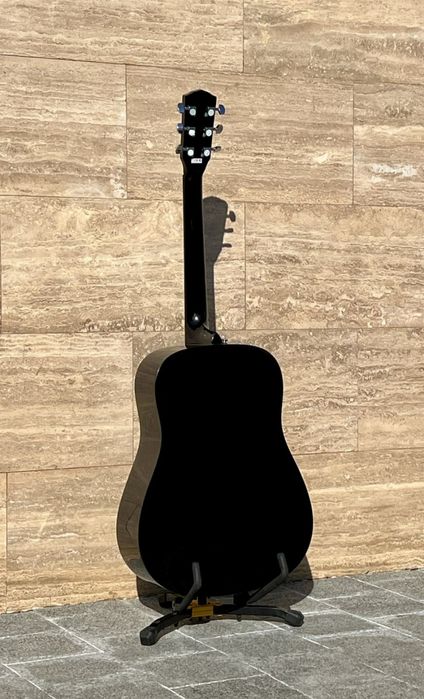 Гітара акустична Fender CD60 S BLK как новая Цельный топ