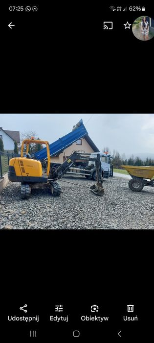 Roboty ziemne,  wyburzenia budynków