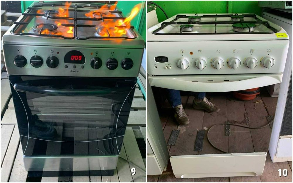 ПЛИТА Газова AMICA CV8924 50 60см Конвекція ГРИЛЬ Таймер Б\у Німеччина