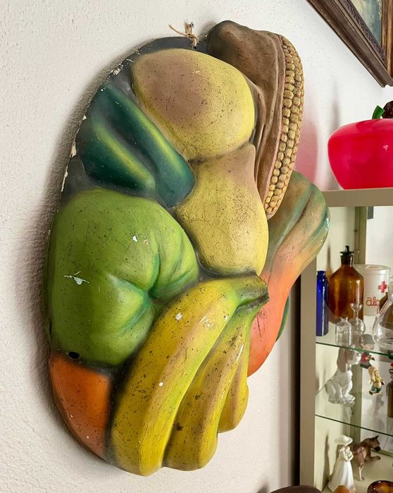 Publicidade de mercearia de pendurar com frutas e legumes