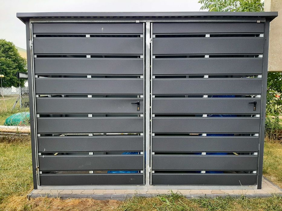 Wiata śmietnikowa panelowa 4x3