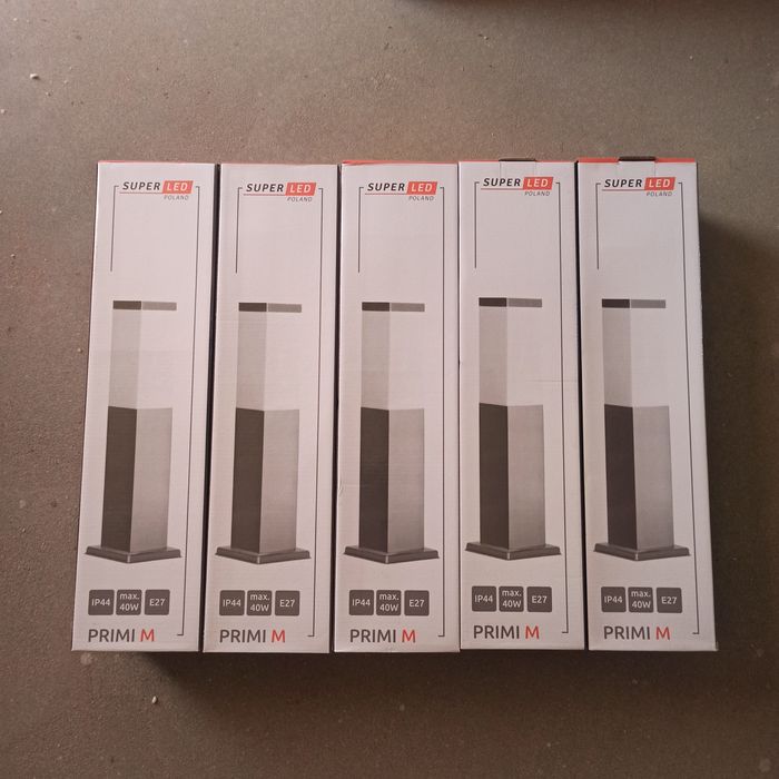 Lampy ogrodowe Super Led Primi M kolor chrom