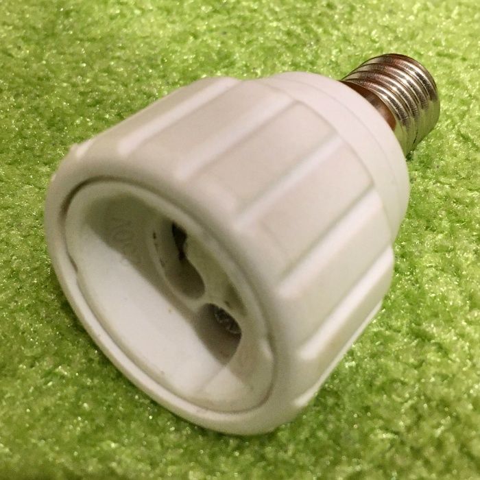 Adaptador Conversor Lâmpada Casquilho E27 E14 GU10