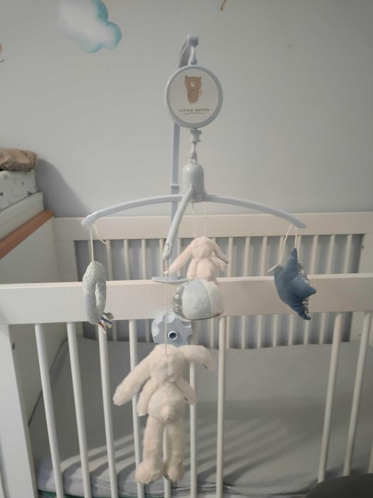 Karuzela little dutch dla chłopca niebieska