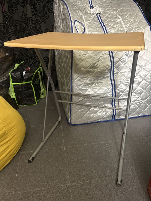 Secretária madeira e metal