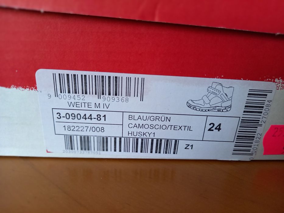 Superfit Husky 1 blau/grün granatowe zimowe 24