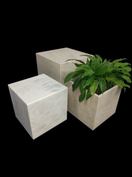 Cubo design em mármore