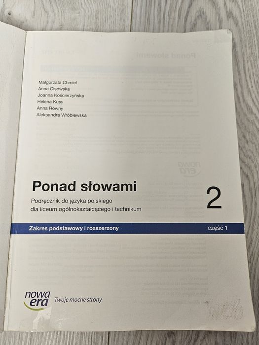 Ponad słowami 2 część 1 Nowa Era