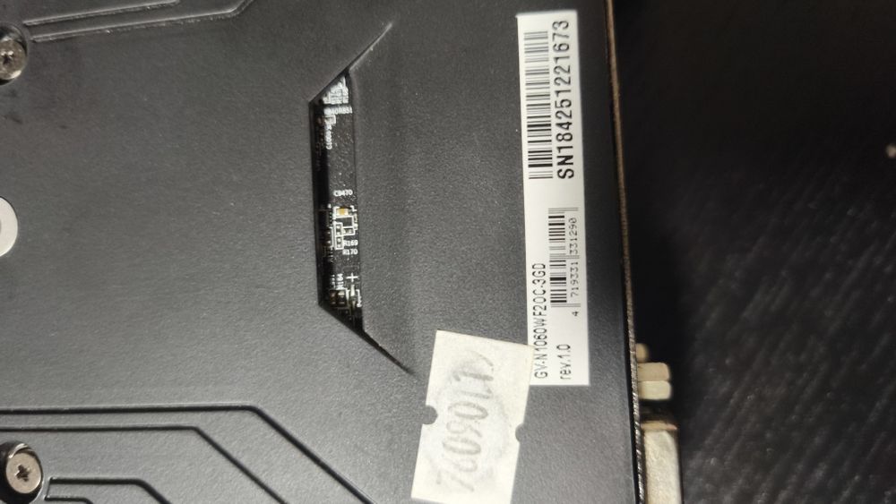 NVIDIA GeForce GTX 1060 3gb