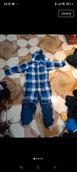 Kombinezon niebieski