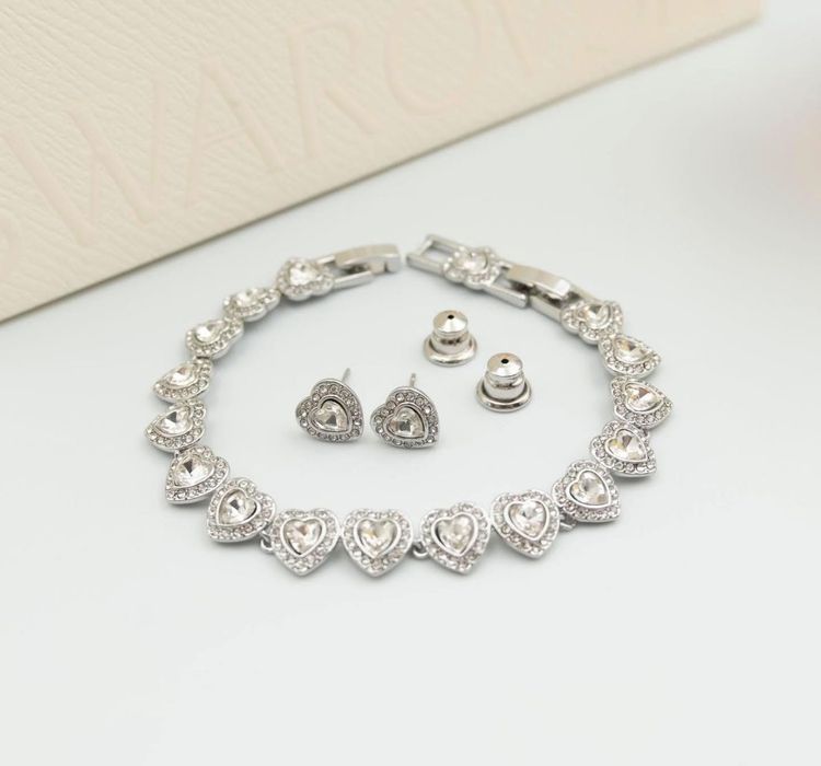 Браслет Swarovski сердечка swarovski ariana grande