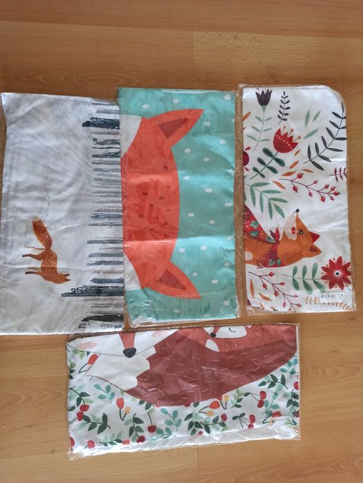 4 Fronhas Almofada 45x45 cms raposa