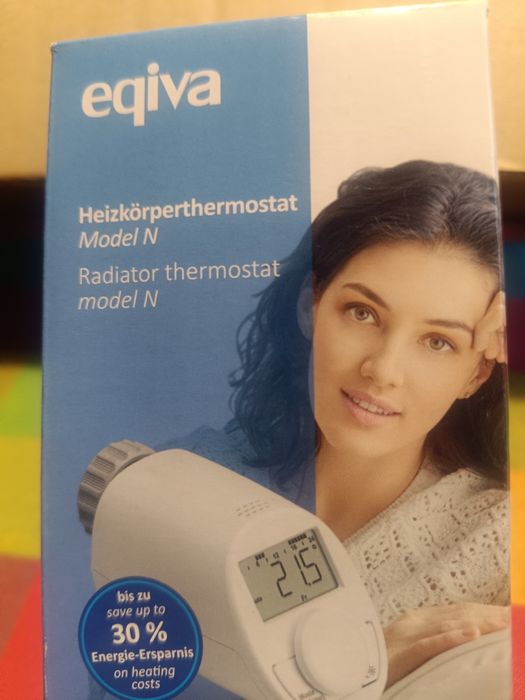 Programowalna głowica termostatyczną Eqiva