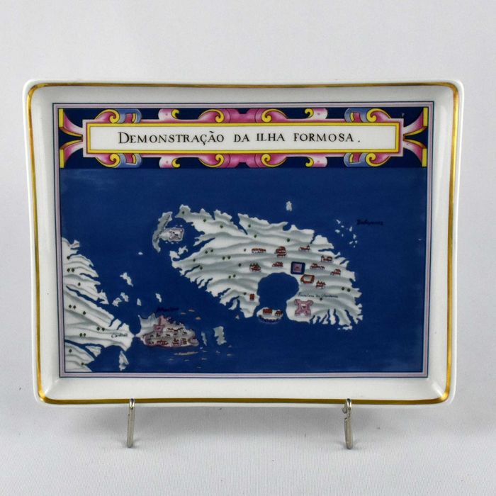 Bandeja para baralho Cartas Vista Alegre “Demonstração da Ilha Formosa