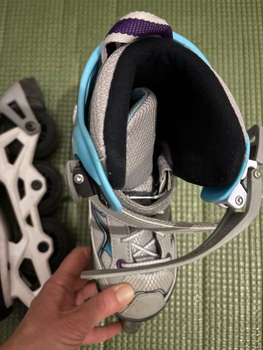 Patins em linha criança 29-32 e kit proteções