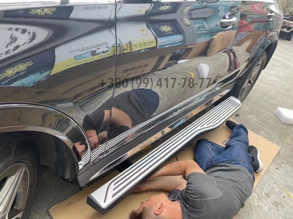 Пороги выдвижные Maybach подножки ступеньки Mercedes GLS W167 X167