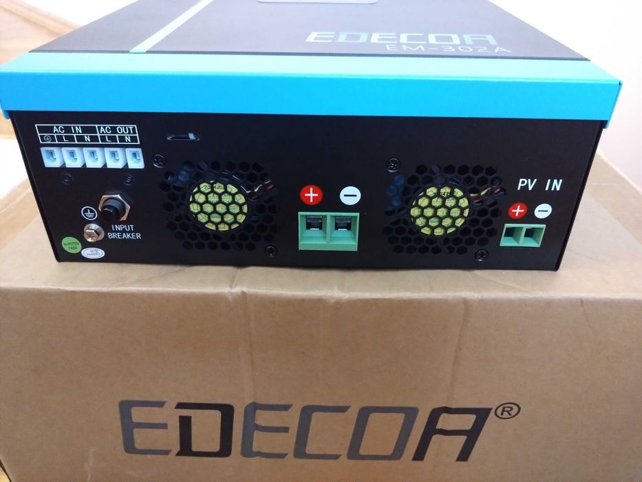 Гібридний Інвертор ДБЖ UPS Edecoa 3000/4000/5500/6200 Вт| ИБП инвертор