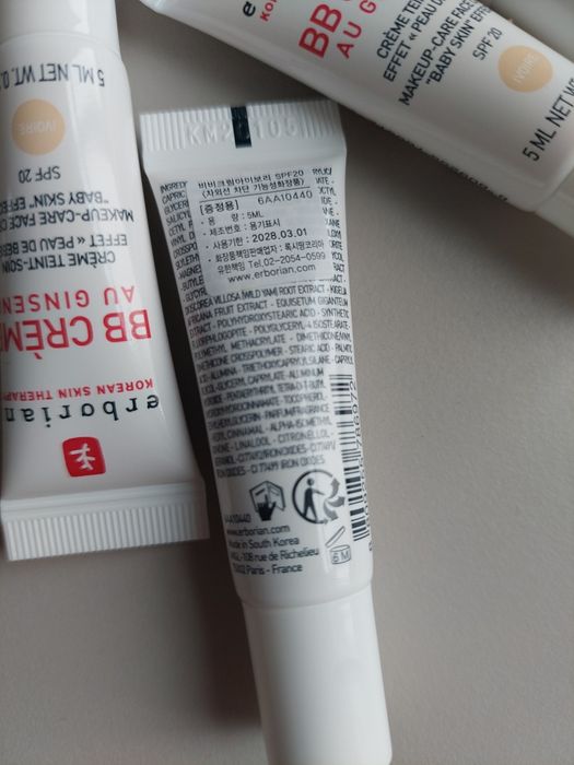 Erborian bb cream ivoire тонуючий крем 5 мл