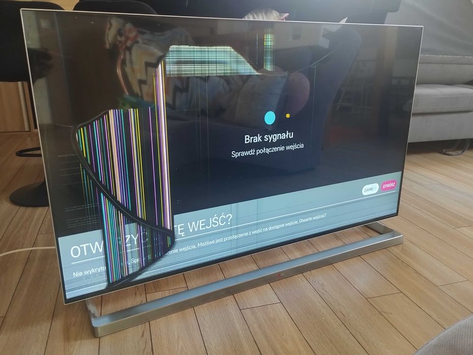 Telewizor LG uszkodzona matryca