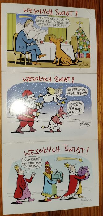 Mleczko kartki świąteczne
