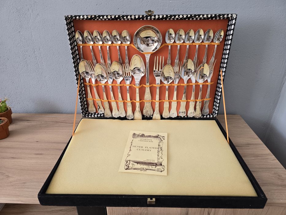 Komplet sztućców posrebrzanych VINTAGE – LBL Italy A800 EP ZING – 51 e