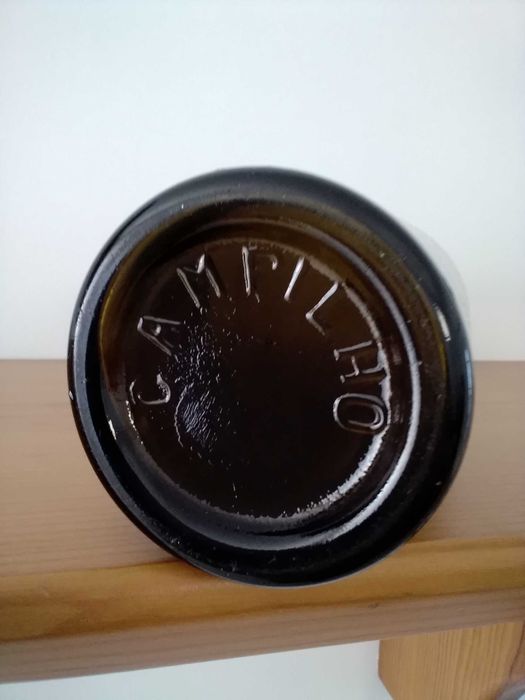 Garrafa Antiga Pirogravada Águas da Fonte de Campilho - Vidago - 1951