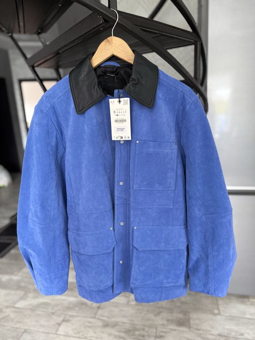 Замшеву нову куртку Zara, розмір S