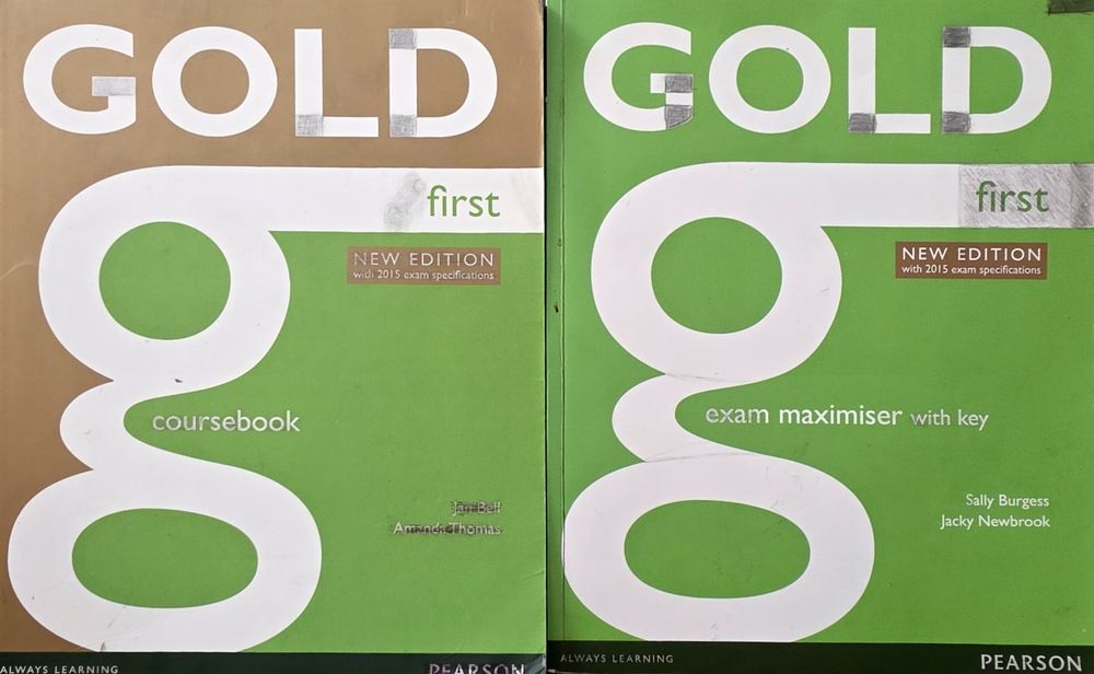 Gold first, New edition coursebook i exam