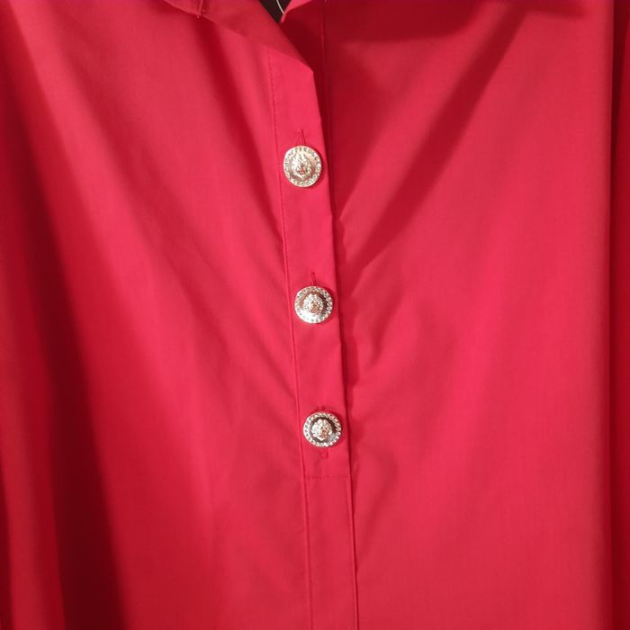 Koszula E.M.G roz.40 zdobione guziki czerwona