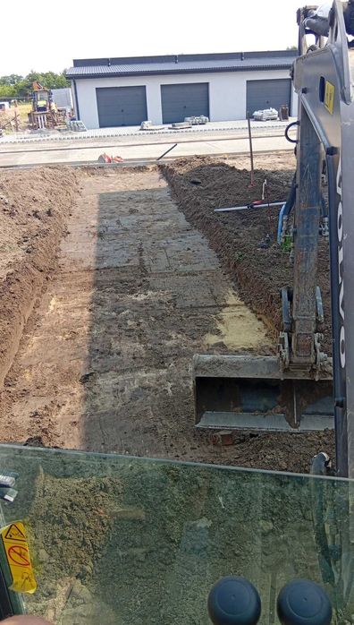 Roboty ziemne, utwardzanie terenów, podbudowy pod kostke brukową