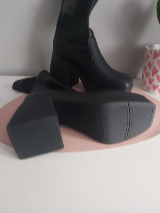 Botki na platformie 40 25.5cm