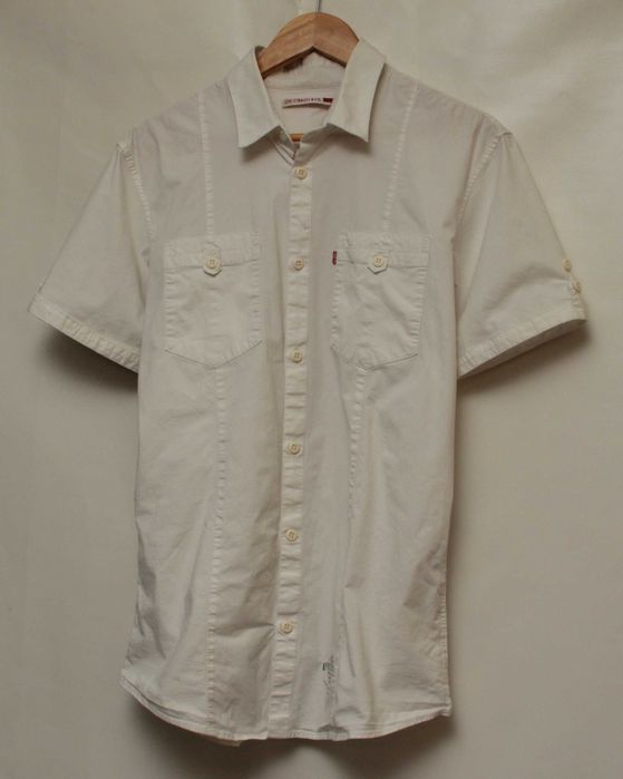 Levis Red Tab рр L рубашка из хлопка  на короткий рукав