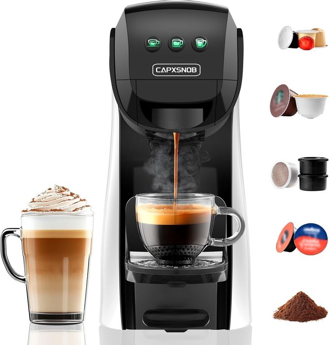 Кавомашина 5-в-1 Warriors1 для Nespresso, Dolce Gusto, Lavazza, FAP, к