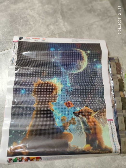 Haft diamentowy,40x50, "Mały książę"