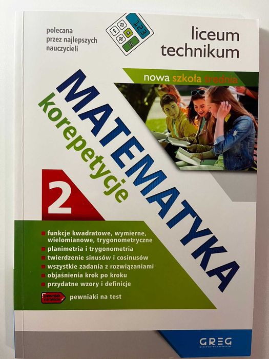 Matematyka korepetycje 1,2,3 GREG